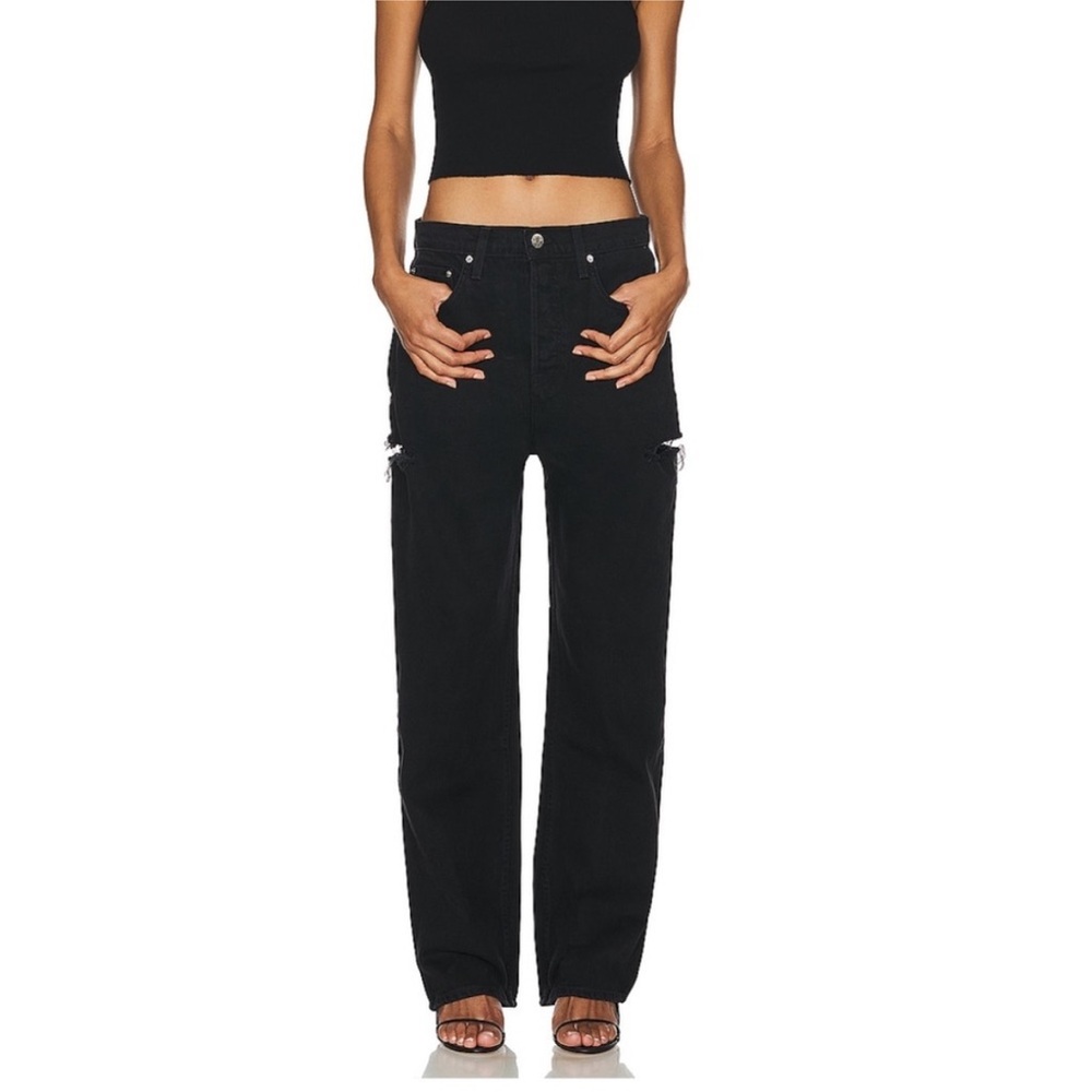 GRLFRND Black Boyfriend Jeans